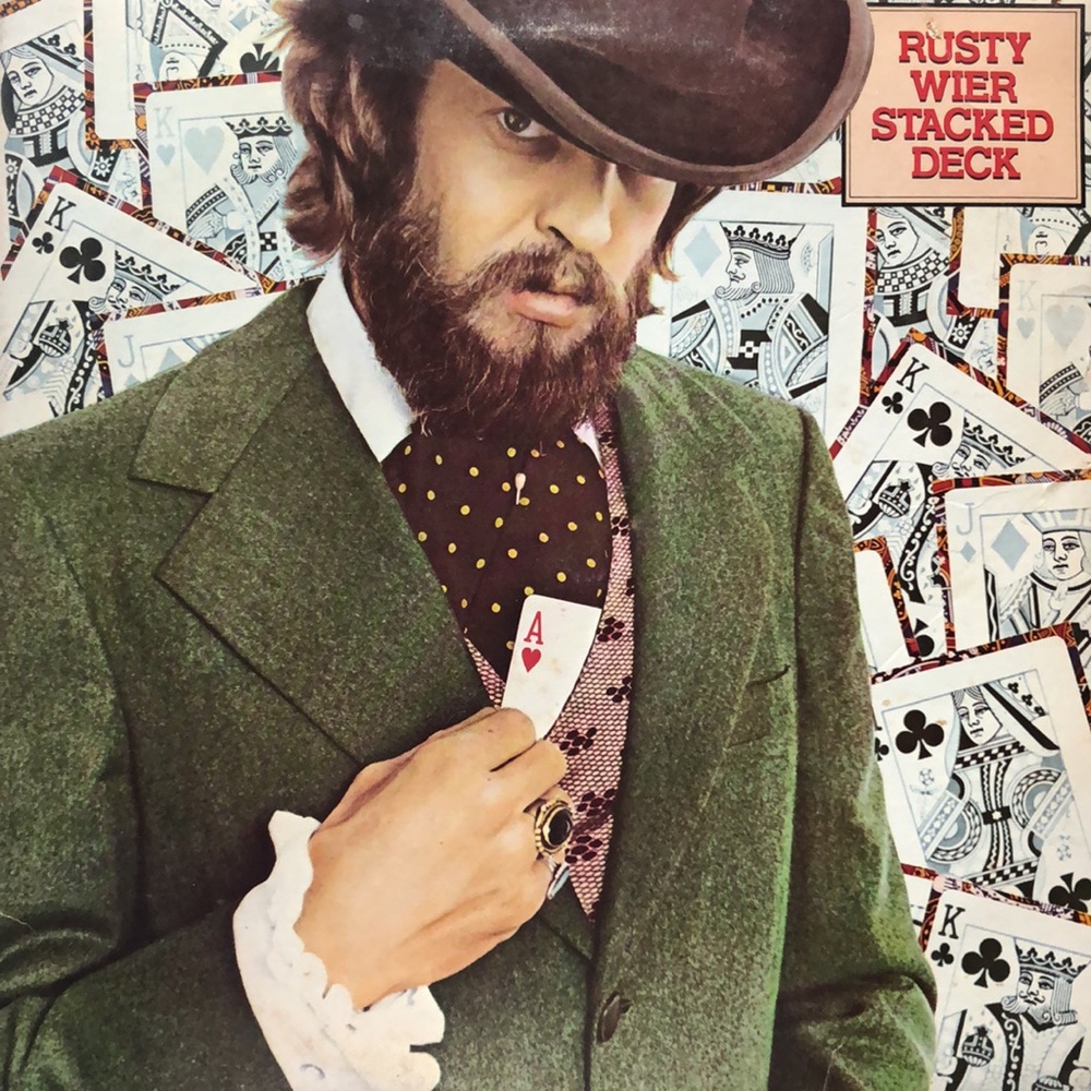 ***Free*** Rusty Wier Stacked Deck Vinyl Lp '77
